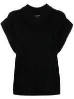 By Malene Birger pull à design sans manches - Noir - thumbnail