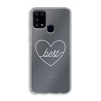 Best heart pastel: Samsung Galaxy M31 Transparant Hoesje
