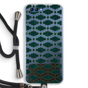 Moroccan tiles: Honor 10 Transparant Hoesje met koord