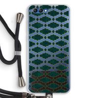 Moroccan tiles: Honor 10 Transparant Hoesje met koord