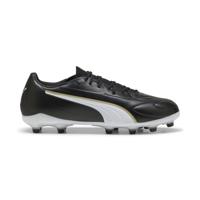 PUMA King 20 Match Gras / Kunstgras Voetbalschoenen (MG) Zwart Wit Goud