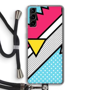 Pop Art #3: Samsung Galaxy S21 Plus Transparant Hoesje met koord