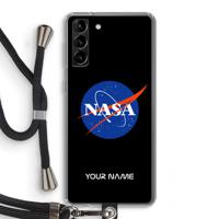 NASA: Samsung Galaxy S21 Plus Transparant Hoesje met koord - thumbnail