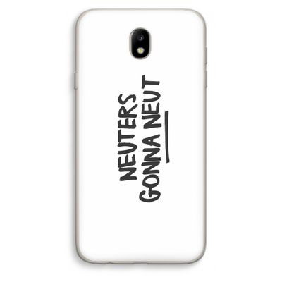 Neuters: Samsung Galaxy J7 (2017) Transparant Hoesje