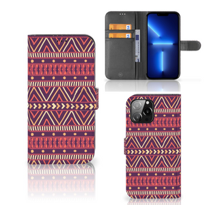 iPhone 13 Pro Max Telefoon Hoesje Aztec Paars