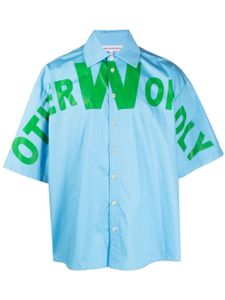 Walter Van Beirendonck chemise OTHERWORDLY à manches courtes - Bleu