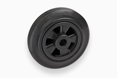 Metafranc Wiel Rubber 160Mm Pvc Zw W - WU0810020