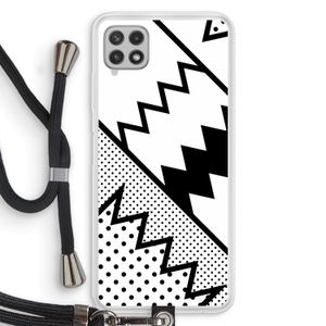 Pop Art #5: Samsung Galaxy A22 4G Transparant Hoesje met koord
