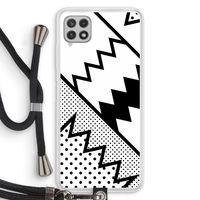 Pop Art #5: Samsung Galaxy A22 4G Transparant Hoesje met koord