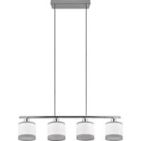 LED Hanglamp - Trion Vamos - E14 Fitting - 4-lichts - Rechthoek - Chroom - Metaal - thumbnail