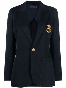 Polo Ralph Lauren blazer à logo brodé - Bleu