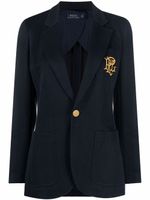 Polo Ralph Lauren blazer à logo brodé - Bleu