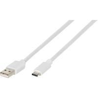 Vivanco USB-kabel USB 2.0 USB-A stekker, USB-C stekker 2.00 m Wit 38757 - thumbnail