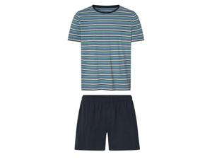 esmara Men Korte heren pyjama (strepen/blauw, XL)