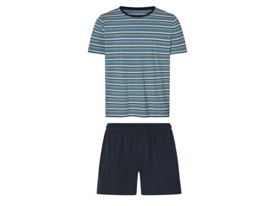 esmara Men Korte heren pyjama (strepen/blauw, XXL)