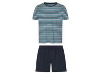 esmara Men Korte heren pyjama (strepen/blauw, XL)