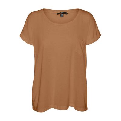 VERO MODA T-shirt bruin VERO MODA T-shirt bruin