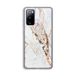 Goud marmer: Samsung Galaxy S20 FE / S20 FE 5G Transparant Hoesje