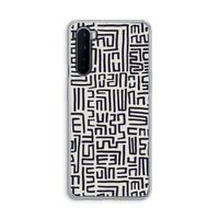 Moroccan Print: OnePlus Nord Transparant Hoesje