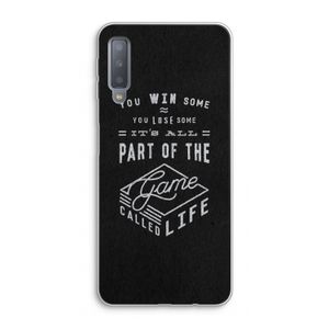Life: Samsung Galaxy A7 (2018) Transparant Hoesje