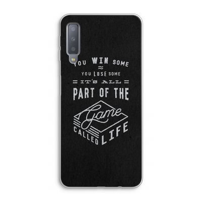 Life: Samsung Galaxy A7 (2018) Transparant Hoesje