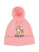 Kenzo Kids bonnet à motif Tiger - Rose - thumbnail