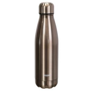 Travel drinkfles voor warme en koude dranken - rose goud - roestvrij staal - met schroefdop - 500 ml