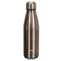 Travel drinkfles voor warme en koude dranken - rose goud - roestvrij staal - met schroefdop - 500 ml