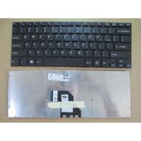 Notebook keyboard for Sony SVF14 SVF143A1QT SVF142A23T black - thumbnail