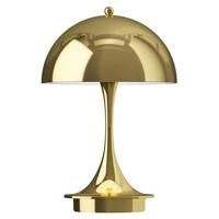 Louis Poulsen Panthella tafellamp V3 Ø16 LED oplaadbaar Brass