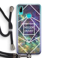 Negenduust ruimte: Huawei P Smart (2019) Transparant Hoesje met koord
