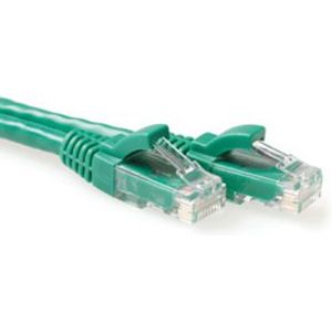 ACT Groene 7 meter U/UTP CAT6 patchkabel snagless met RJ45 connectoren