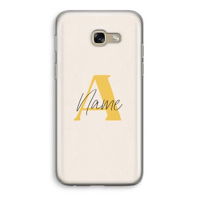 Amber Script: Samsung Galaxy A5 (2017) Transparant Hoesje