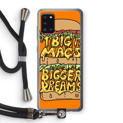 Big Macs Bigger Dreams: Samsung Galaxy A31 Transparant Hoesje met koord
