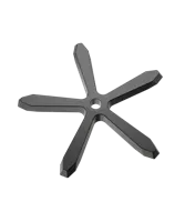 DXRacer 5-spaak zwart