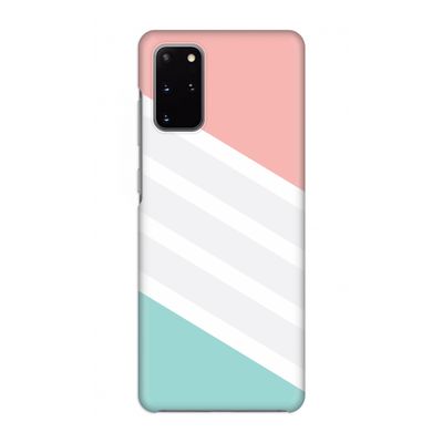 Strepen pastel: Volledig geprint Samsung Galaxy S20 Plus Hoesje