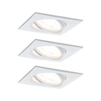 Paulmann 93436 Inbouwlamp Set van 3 stuks 19.5 W Wit (mat)