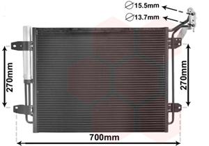 Van Wezel Airco condensor 58005291