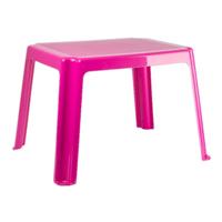 Plasticforte Kindertafel - kunststof - roze - 55 x 66 x 43 cm - camping - tuin - tafeltje