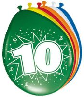 Ballonnen '10' (8 st) - thumbnail