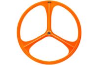 Teny Rim Tri Spoke Fixed Gear Voorwiel - Orange Teny Rim Tri Spoke Fixed Gear Voorwiel - Orange