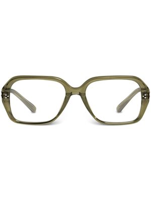 Gentle Monster lunettes de vue Beca KC1 à monture carrée - Vert