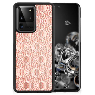 Samsung Galaxy S20 Ultra Bumper Case Pattern Orange
