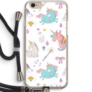 Fantasiewereld: iPhone 6 / 6S Transparant Hoesje met koord