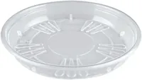Elho uni-schotel rond 14 cm transparant