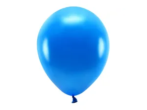 100 Metallic blauwe ballonnen 30cm