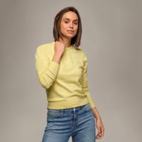 Bamigo Round neck trui dames Light Yellow