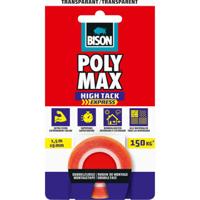 Bison Poly Max Tape Transparant 1,5 m