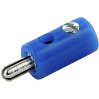 econ connect HOS25BL Miniatuur-banaanstekker Stekker Stift-Ø: 2.60 mm 1 stuk(s) Bulk