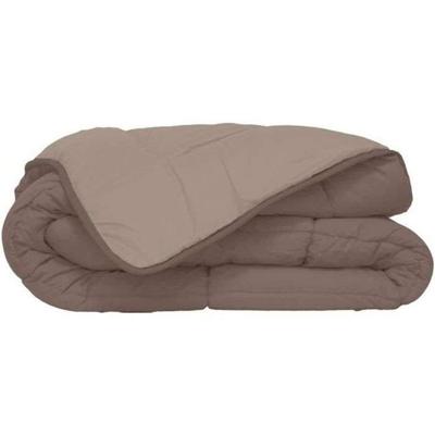 HUDSON Microvezel licht dekbed 200g / m² 220x240cm Taupe & linnen
